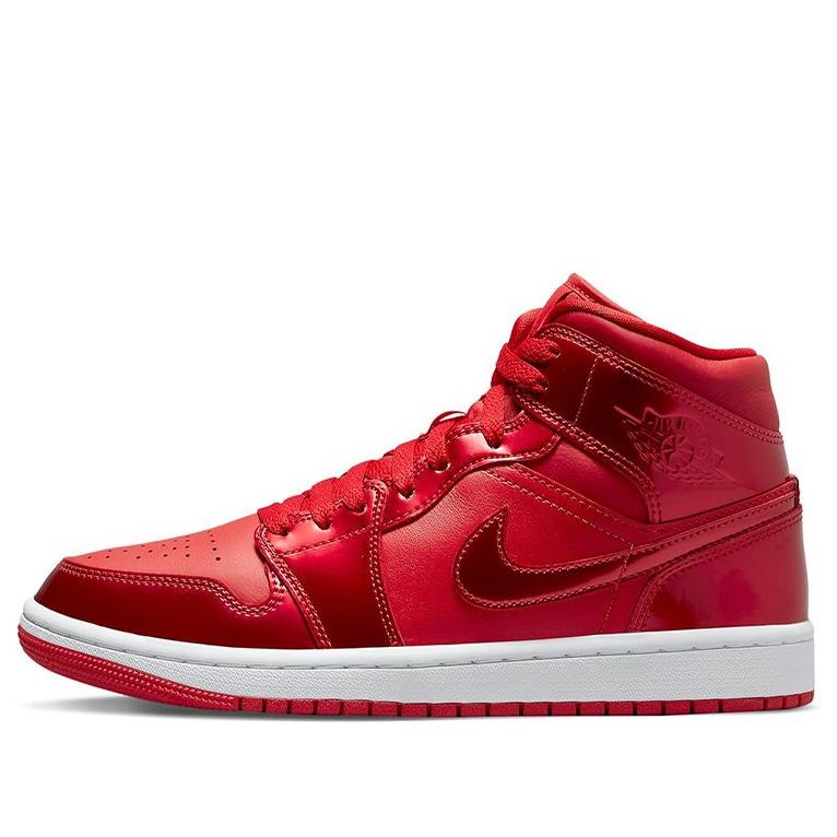 (WMNS) Air Jordan 1 Mid SE 'University Red Pomegranate'  DH5894-600 Signature Shoe